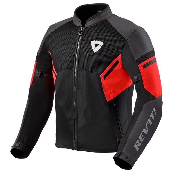 Rev'it! GT-R Air 3 Mesh Jacket - Black Neon Red