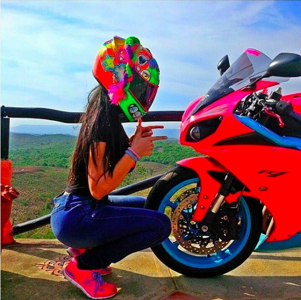 Lady rider helmet sales