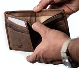 Carbonado Bifold E Plus Wallet - Brown