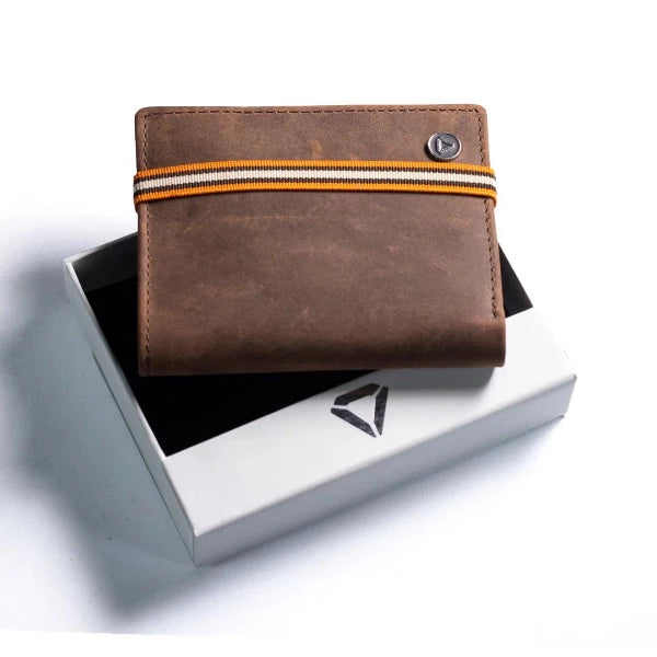 Carbonado Bifold E Plus Wallet - Brown