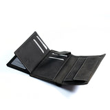 Carbonado Tri Fold Wallet - Black