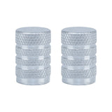 Oxford Gripper Valve Caps - Silver