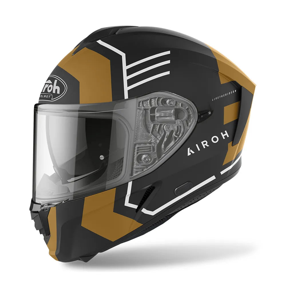 Airoh Spark Thrill Gold Matt Helmet