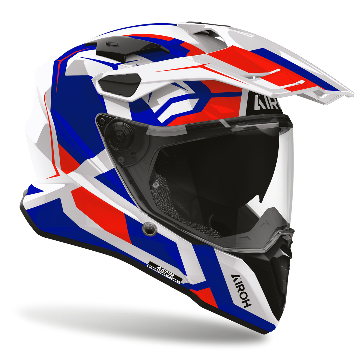 Airoh Commander 2 Pollar Blue Red Gloss Helmet