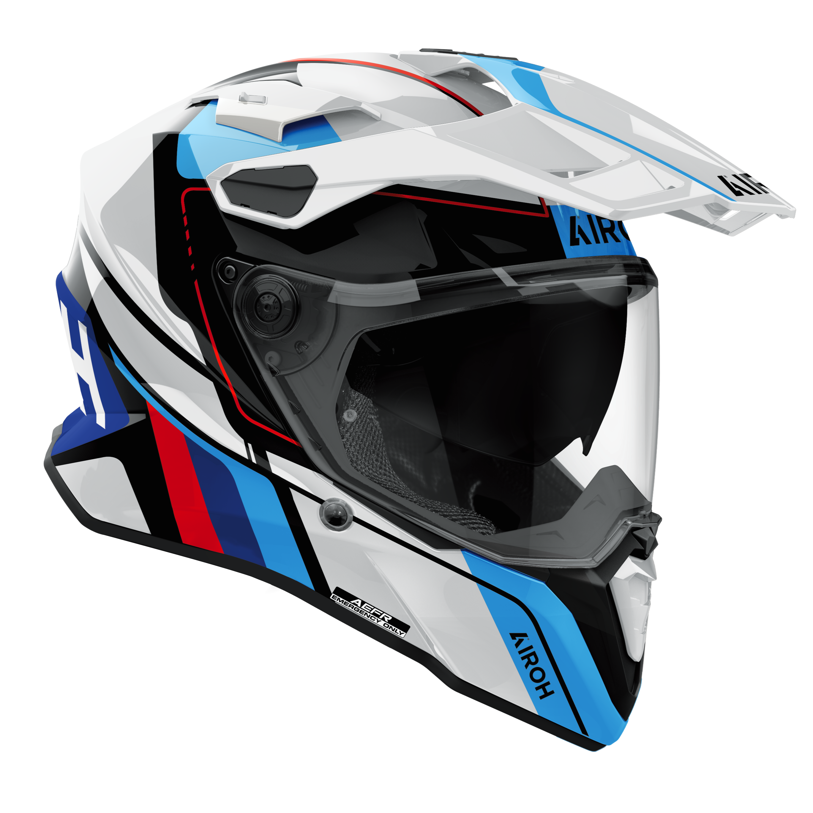 Airoh Commander 2 Skip White Red Gloss Helmet