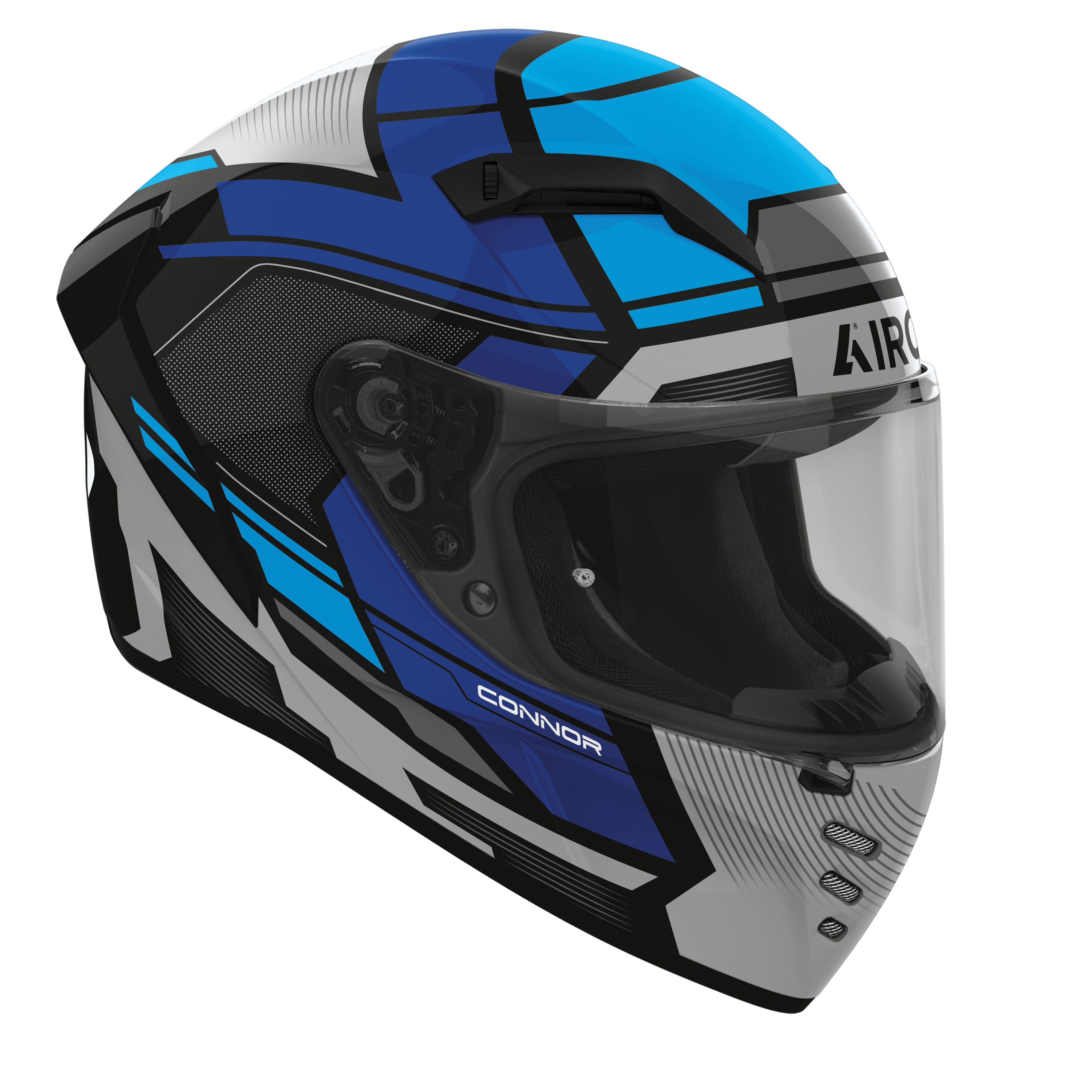 Airoh Connor Ego Blue Gloss Helmet