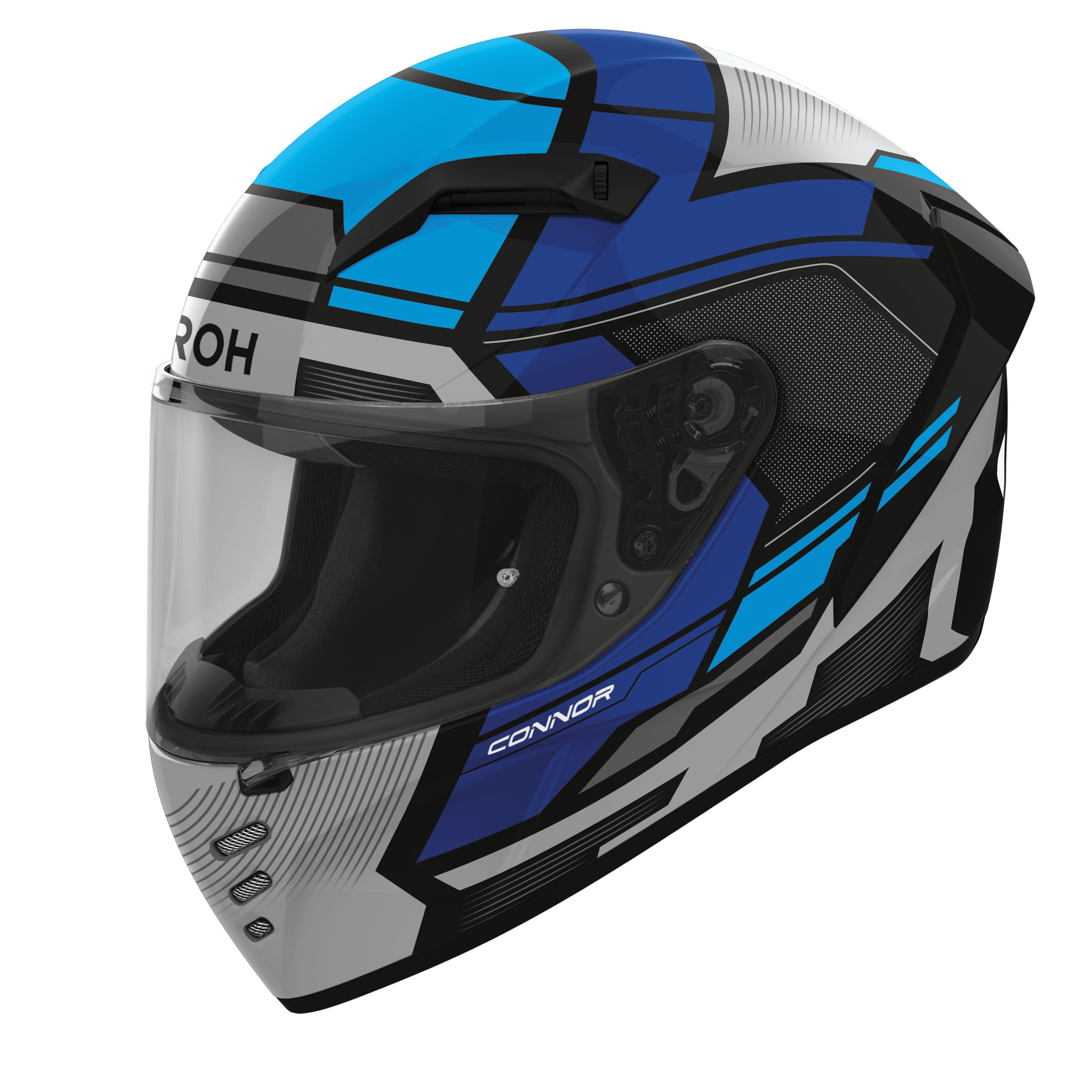 Airoh Connor Ego Blue Gloss Helmet