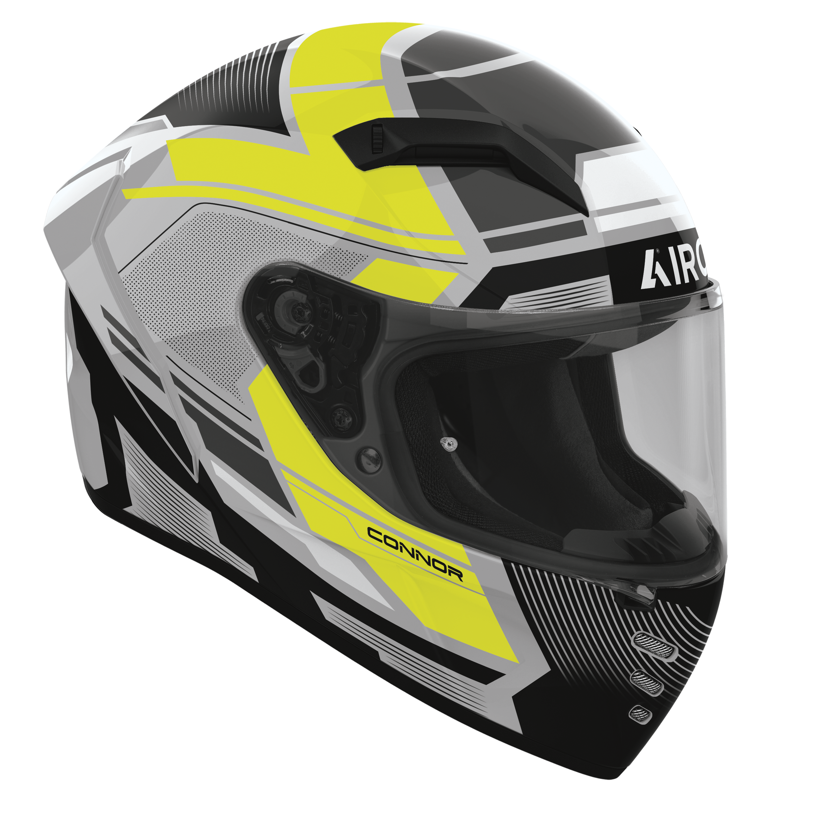 Airoh Connor Ego Yellow Gloss Helmet
