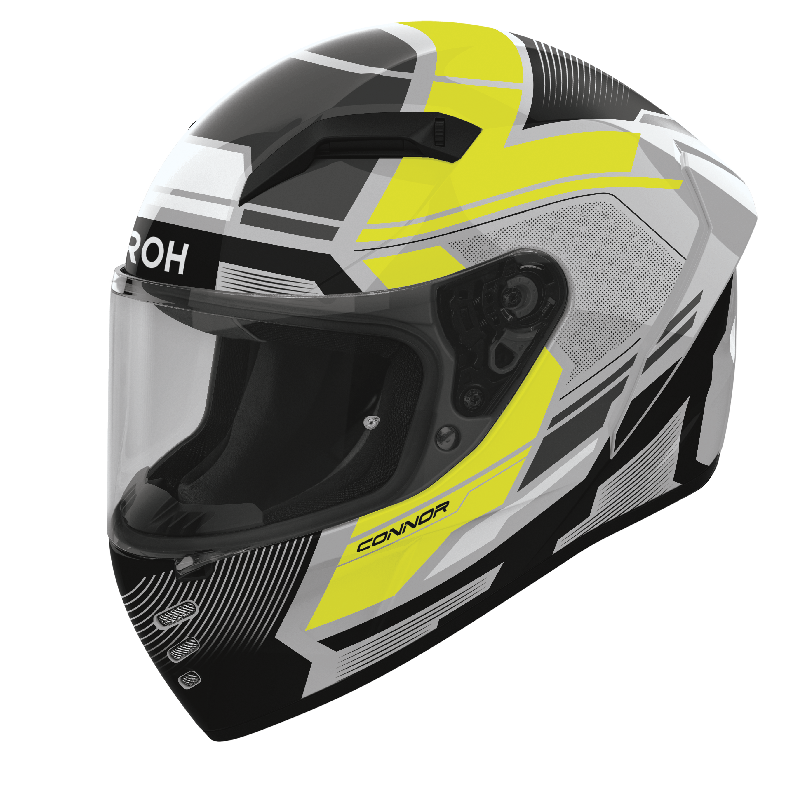 Airoh Connor Ego Yellow Gloss Helmet