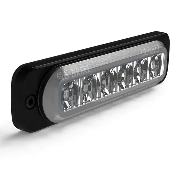 Denali B6 LED Brake Light Kit with Flush Mount-Amber