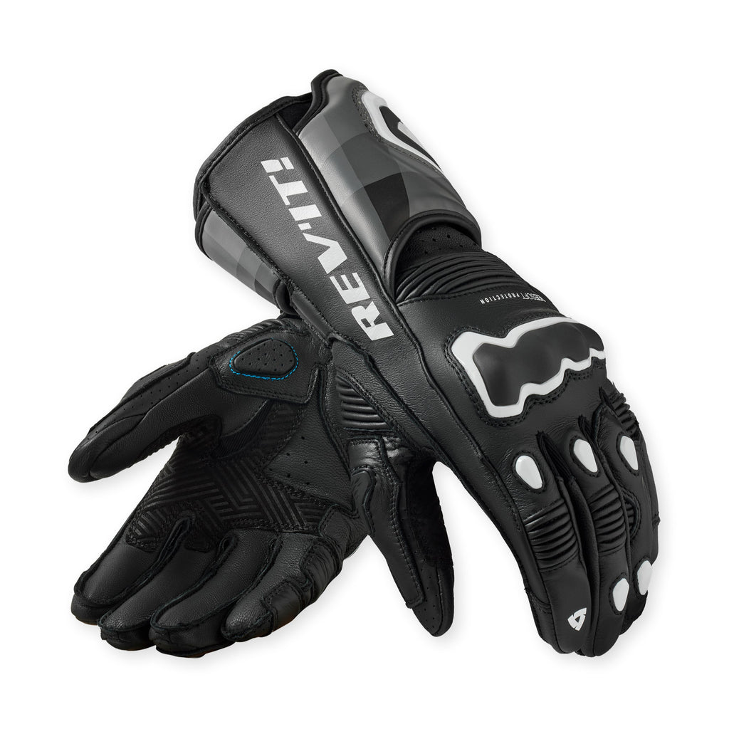 Rev'it! Quantum 3 Gloves Black White