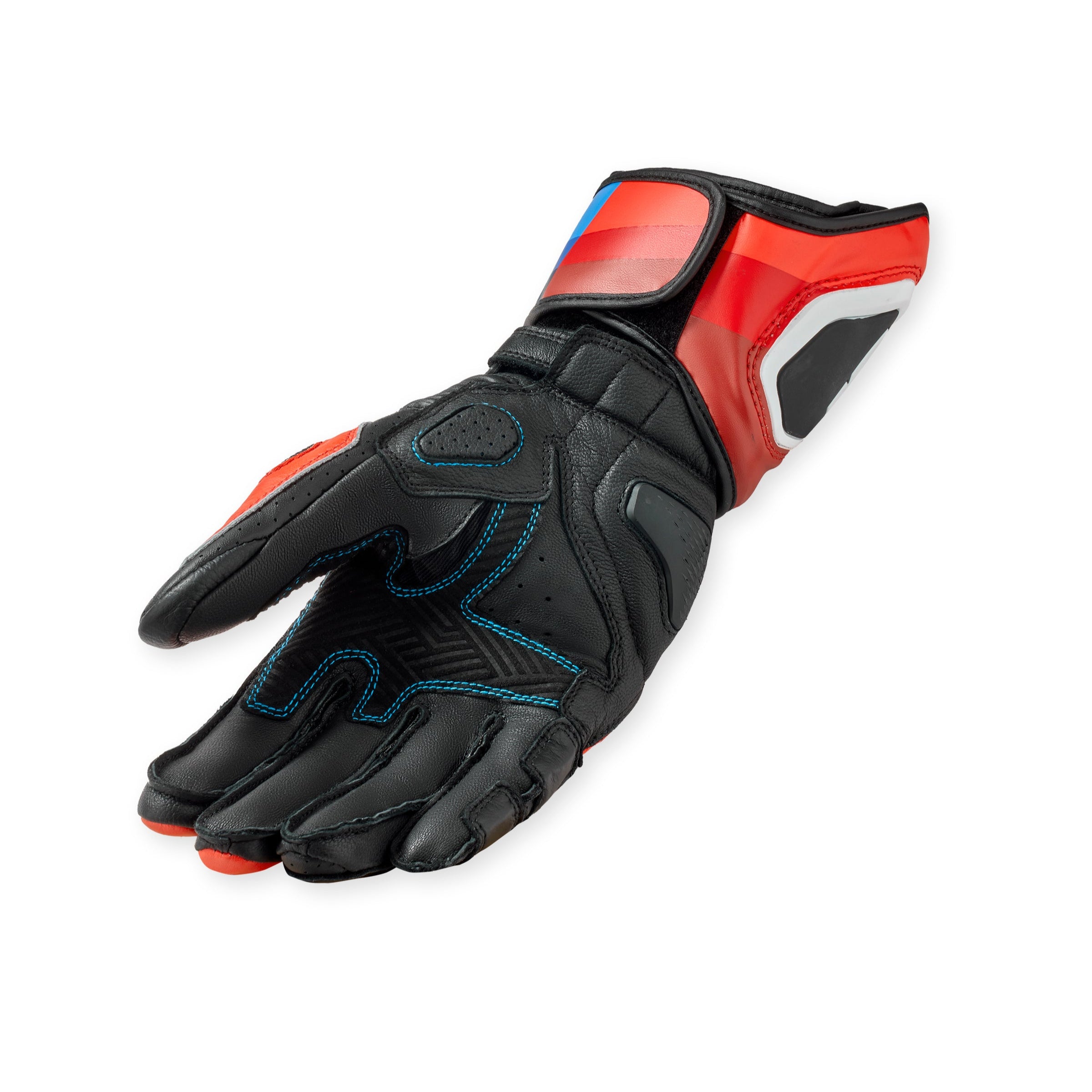 Rev'it! Quantum 3 Gloves Neon Red Blue