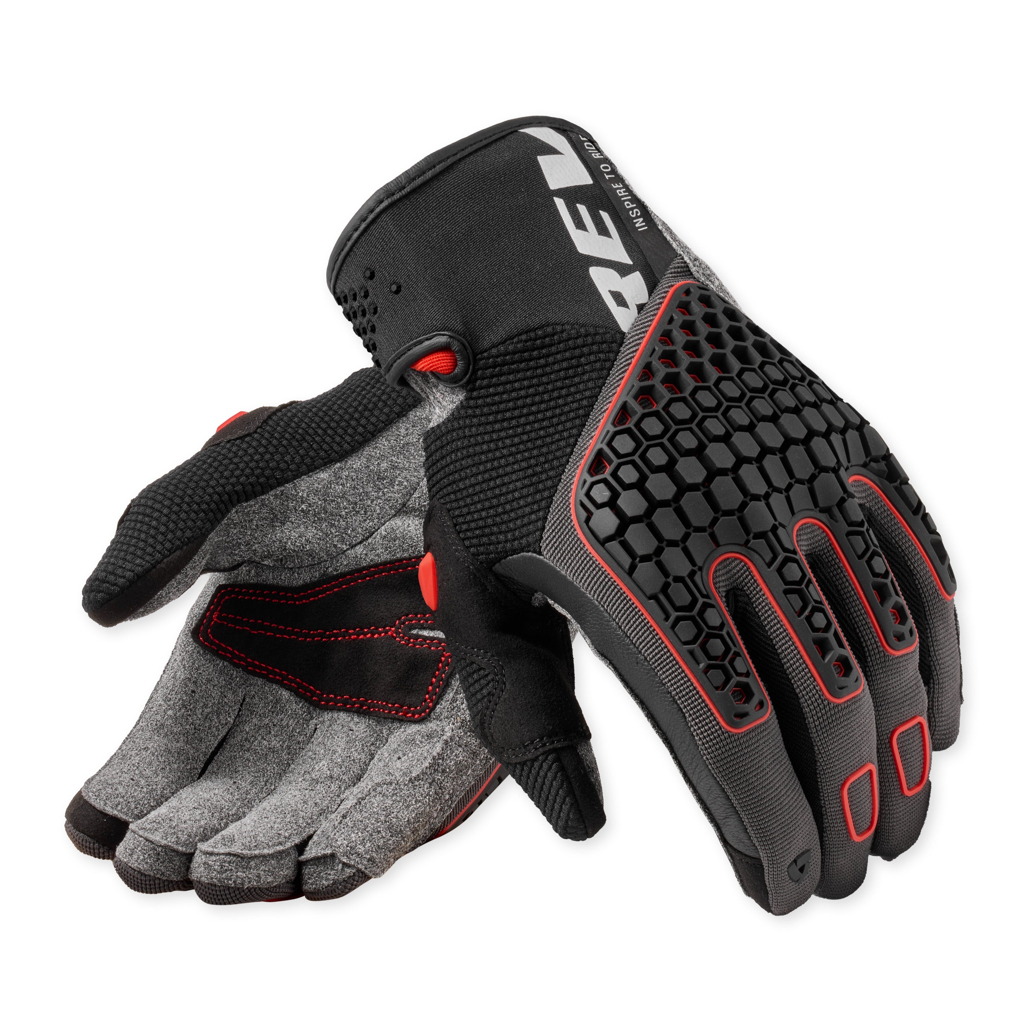 Rev'it! Mangrove 2 Gloves Grey Red