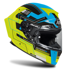Airoh GP 550 S Challenge  Blue/Yellow Matt Helmet