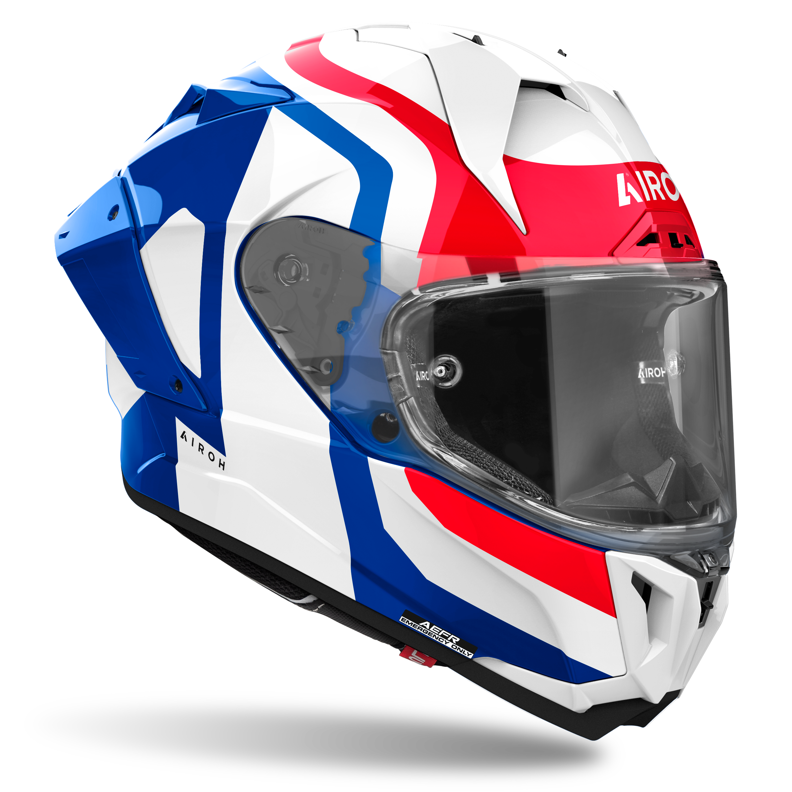 Airoh GP 800 Competition Blue Red Gloss Helmet