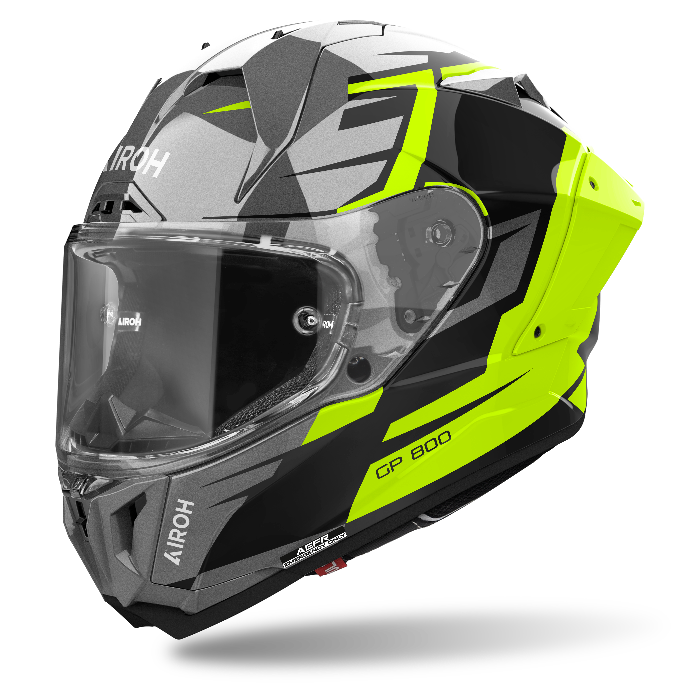 Airoh GP 800 Master Yellow Gloss Helmet
