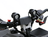 Denali Engine Guard Driving Light Mount - 21-29mm Bar Clamp-Black
