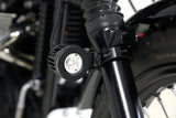 Denali Inverted Fork Tube Driving Light Mount - 50-60mm Bar Clamp-Black