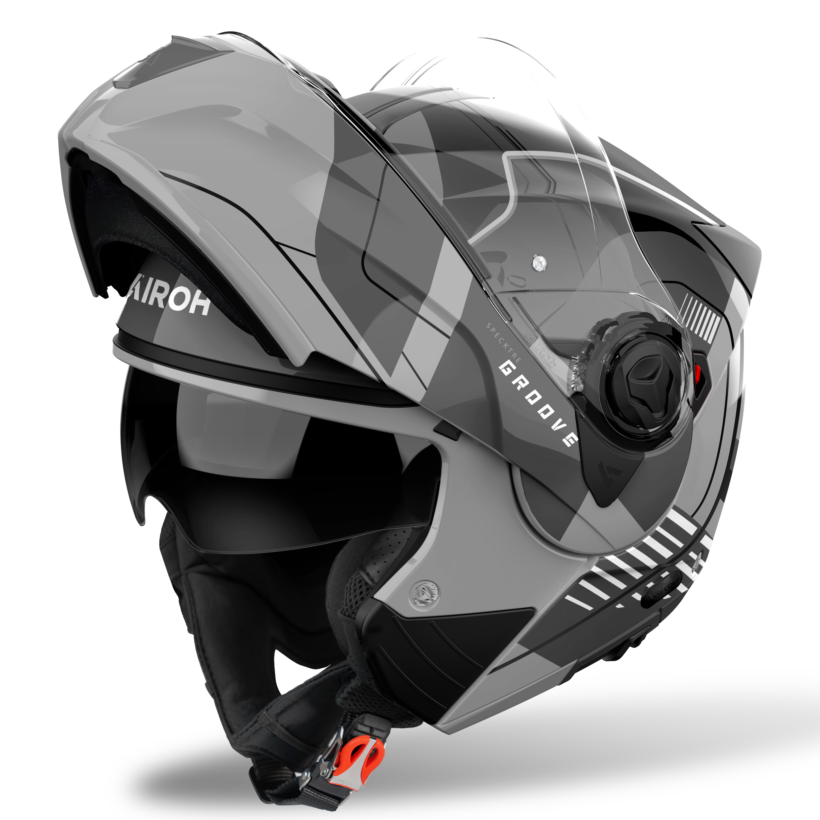 Airoh Specktre Groove Grey Gloss Helmet