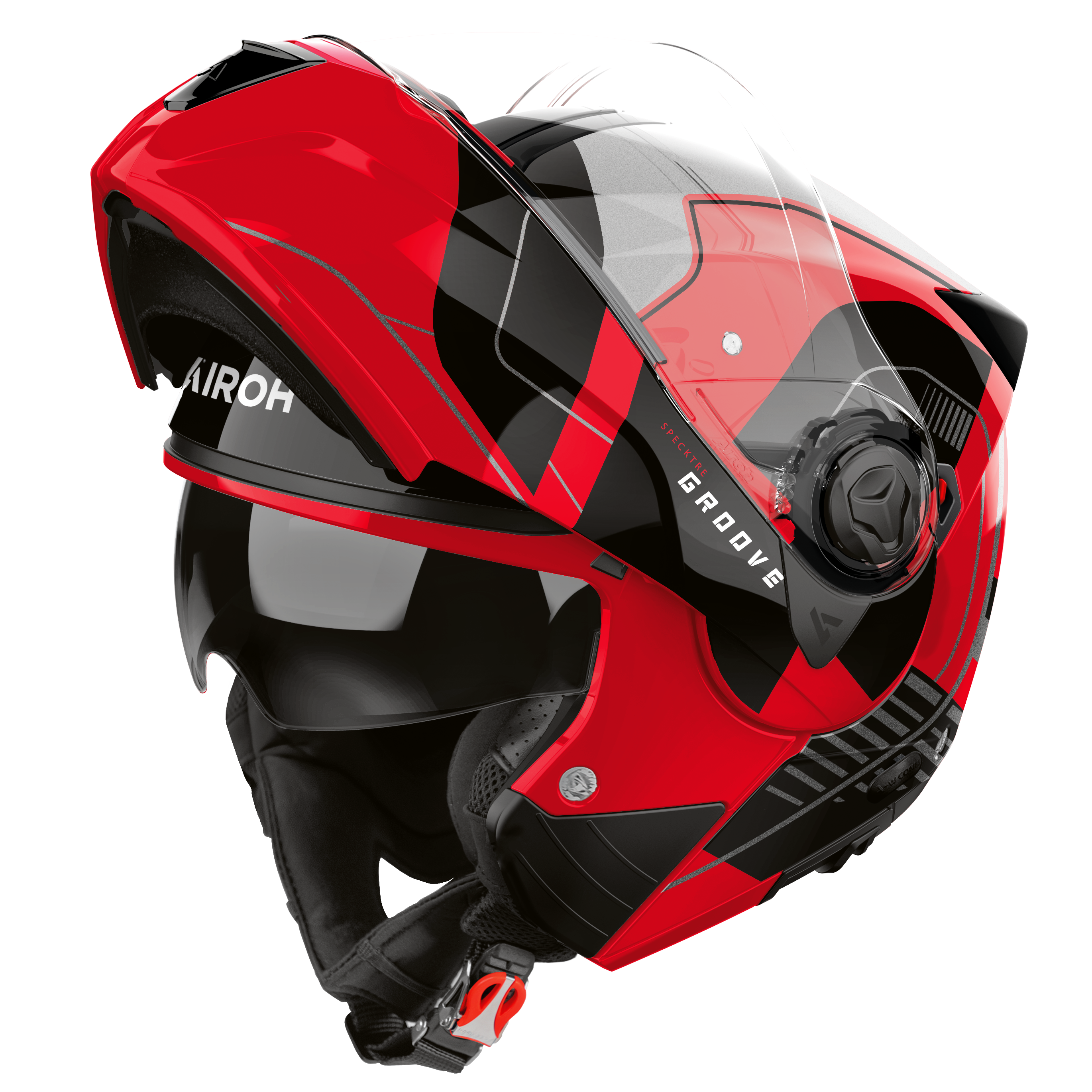 Airoh Specktre Groove Red Gloss Helmet