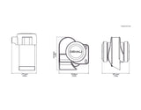 Denali SoundBomb Split Dual-Tone Air Horn