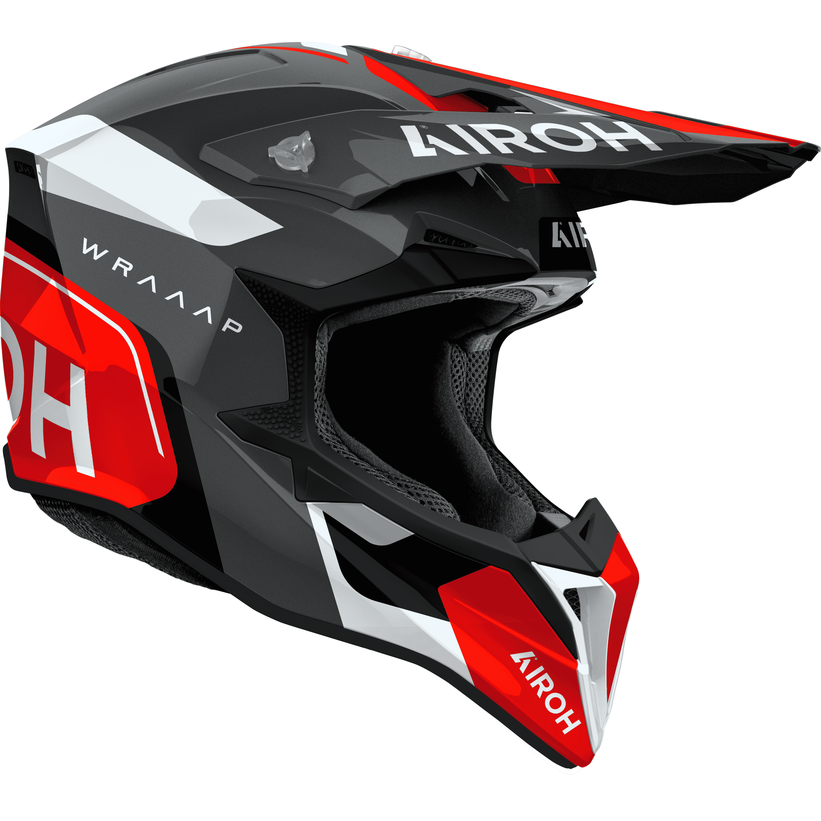 Airoh Wraaap Conquer Red Helmet