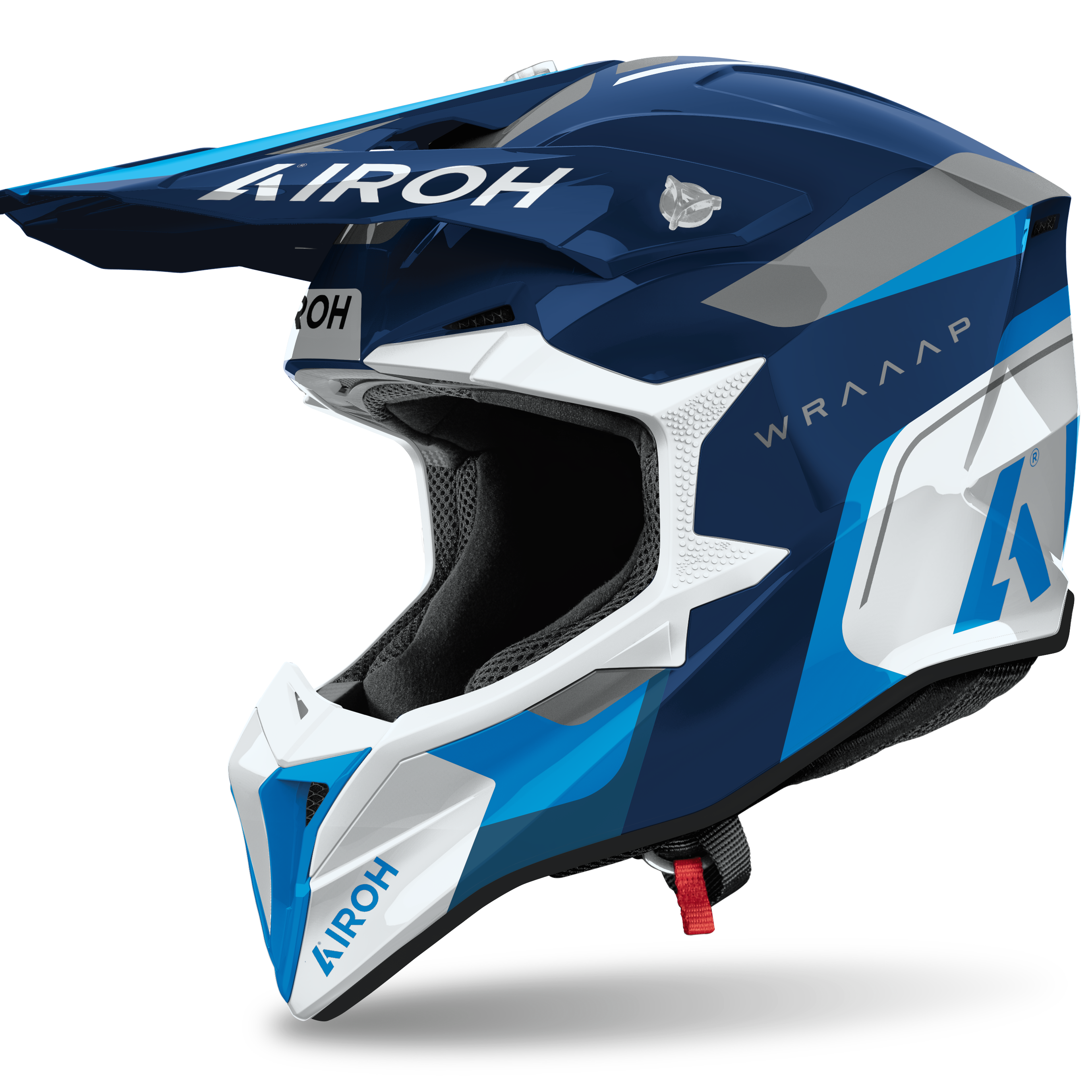 Airoh Wraaap Conquer Blue Gloss Helmet