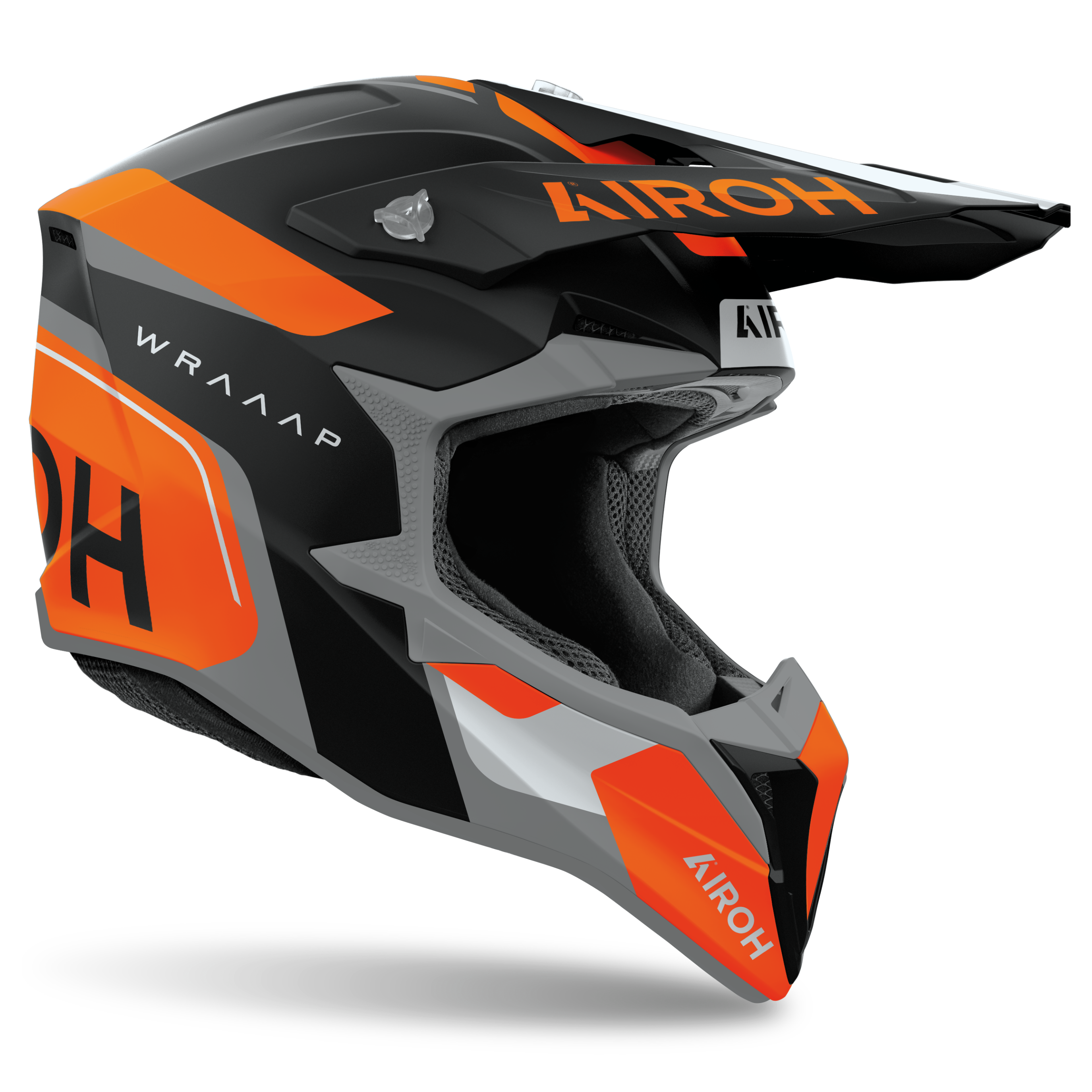 Airoh Wraaap Conquer Orange Matt Helmet