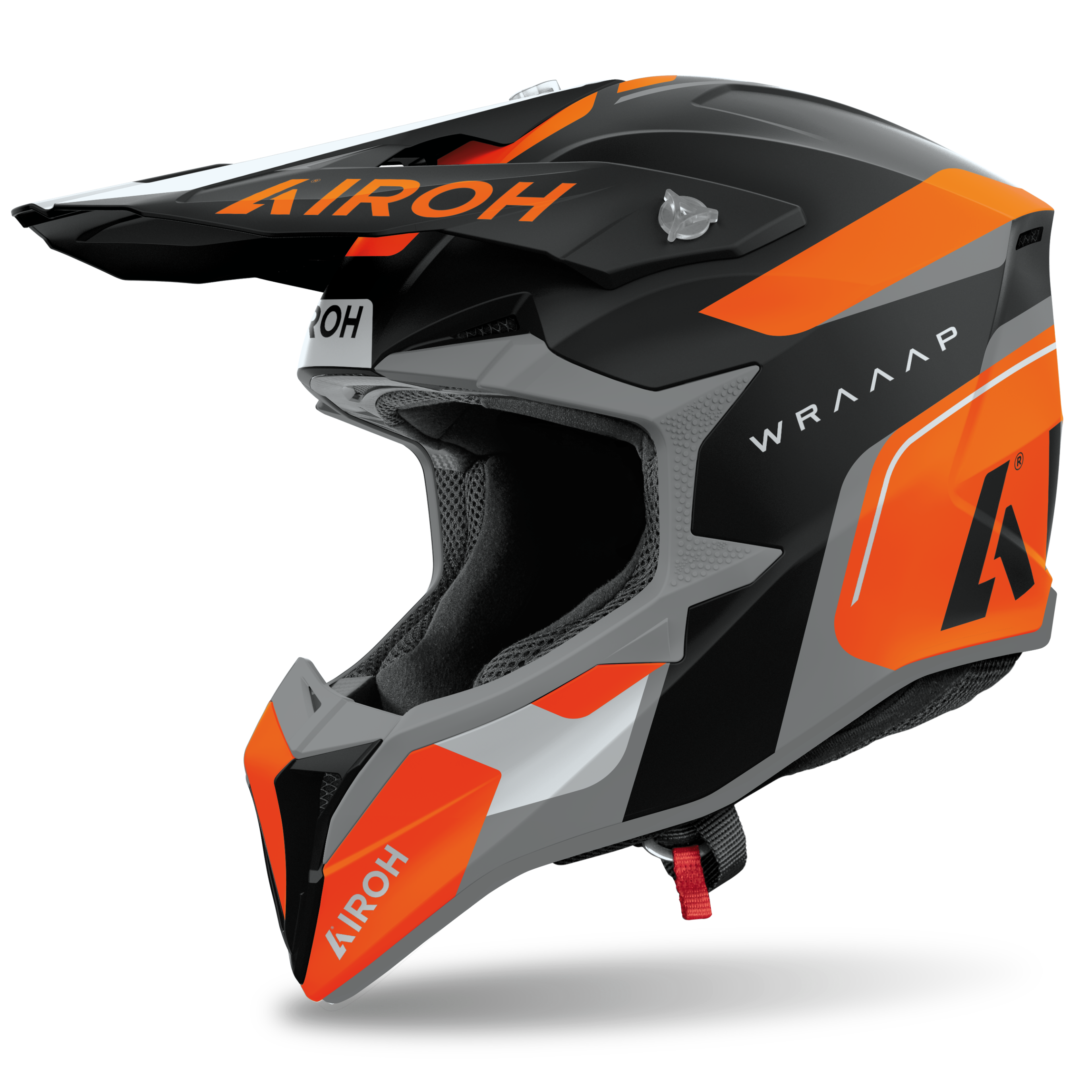 Airoh Wraaap Conquer Orange Matt Helmet