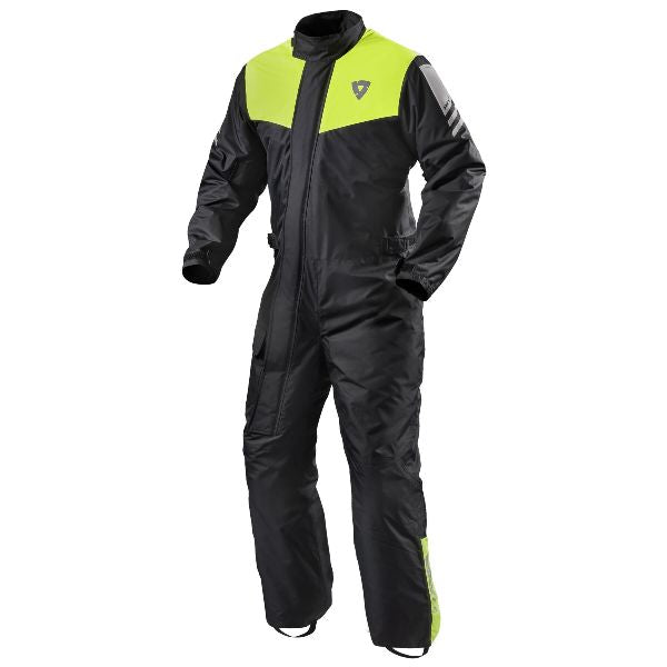 Rev'it! Pacific 3 H2O Rainsuit - Black Neon Yellow