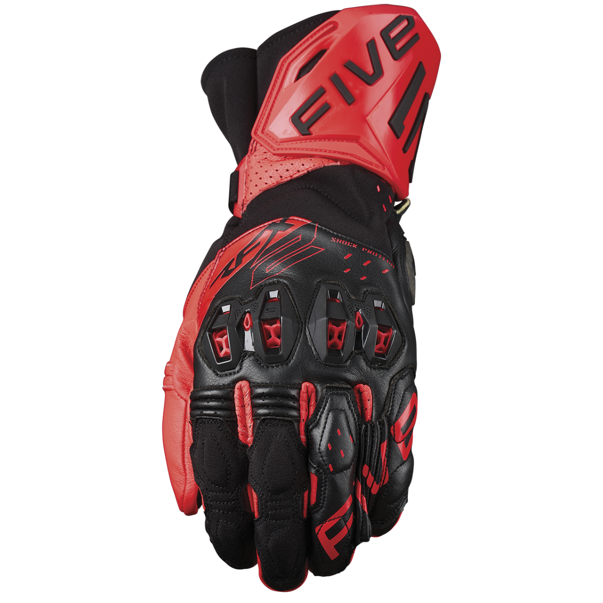 Five RFX2 Evo Black Fluo Red Gloves