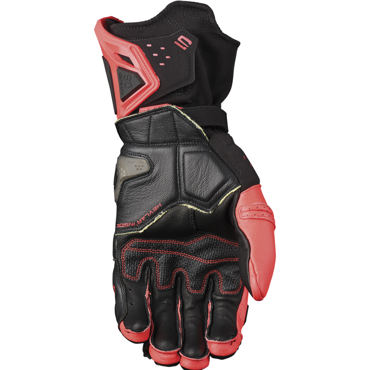 Five RFX2 Evo Black Fluo Red Gloves