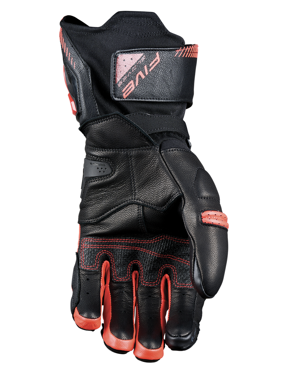 Five RFX3 EVO Black/Fluo Red Gloves