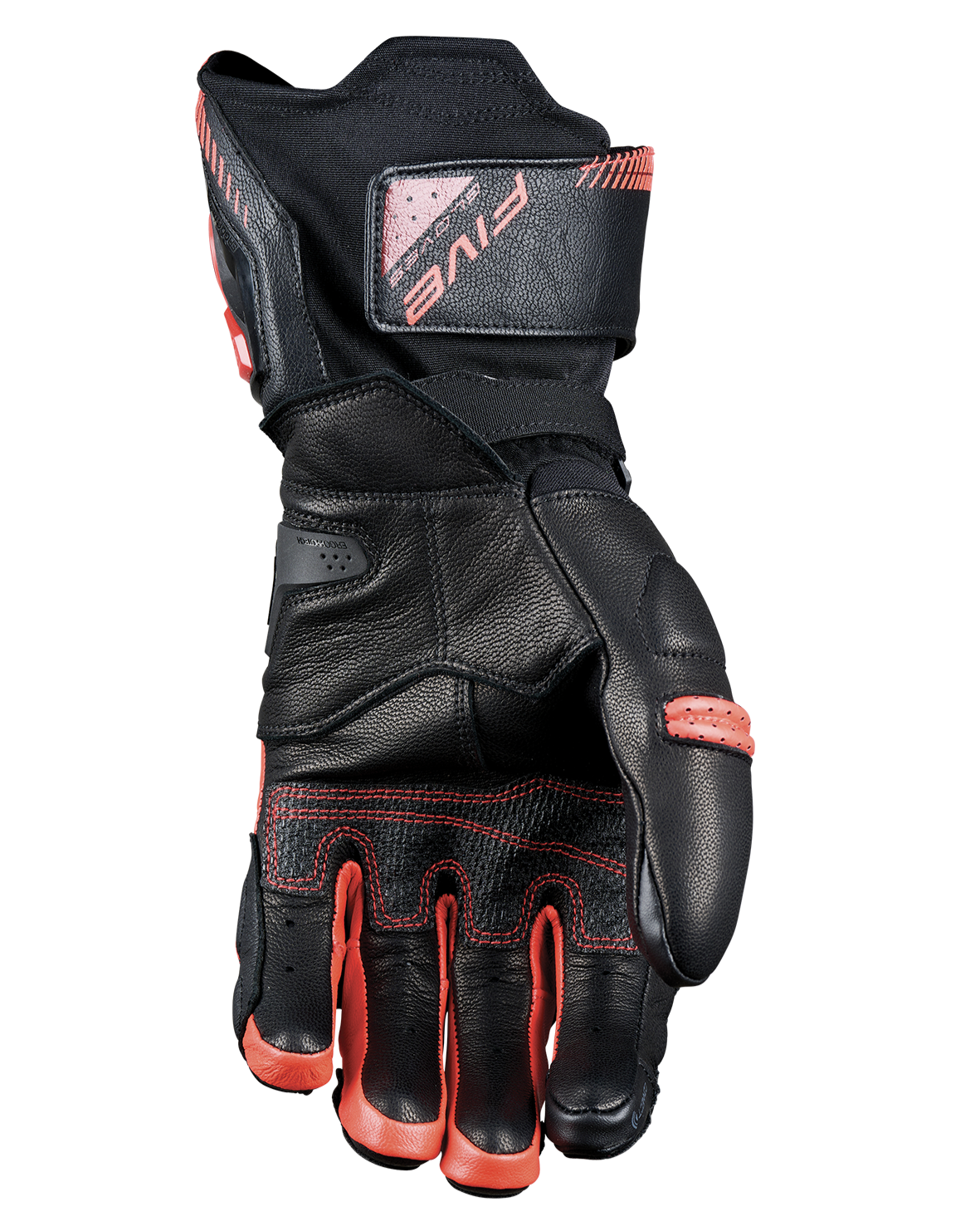 Five RFX3 EVO Black/Flou Red Gloves