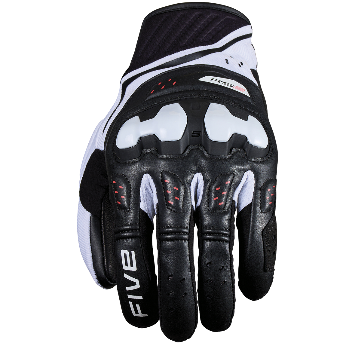 Five RS2 EVO 2 Black White Fluo Gloves