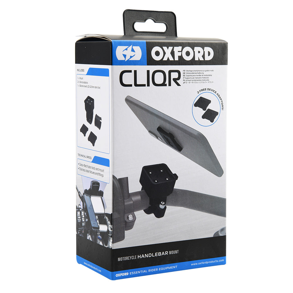 Oxford Cliqr Motorcycle Handlebar Mount 22.1mm