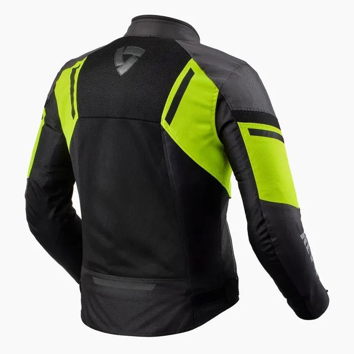 Rev'it! GT-R Air 3 Mesh Jacket - Black Neon Yellow