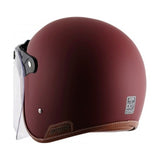 Axor Retro Jet Leather Matte Helmet