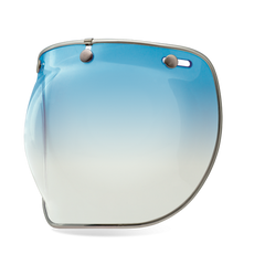 Bell Shield 3 Snap Bubble Deluxe - Ice Blue