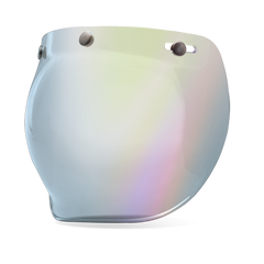 Bell Shield 3 Snap Bubble - Silver Iridium