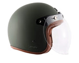 Axor Retro Jet Leather Matte Helmet