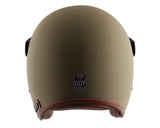 Axor Retro Jet Leather Matte Helmet