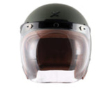 Axor Retro Jet Leather Matte Helmet