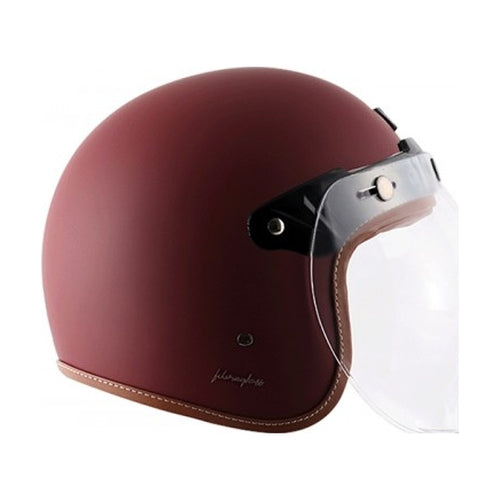 Axor Retro Jet Leather Matte Helmet