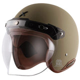 Axor Retro Jet Leather Matte Helmet