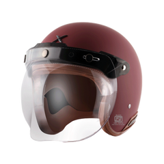 Axor Retro Jet Leather Matte Helmet