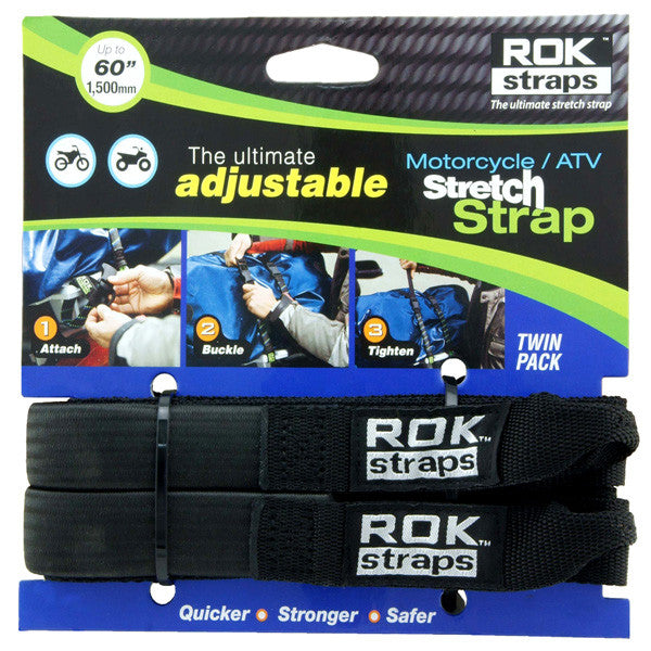 ROK Straps HD 25mm Adjustable - Black