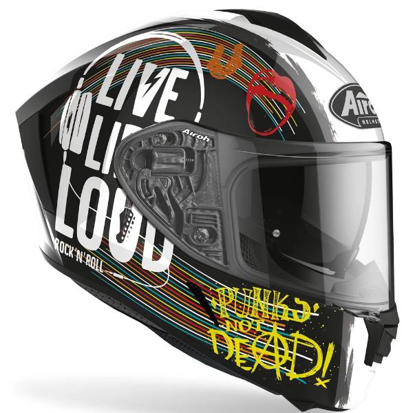 Airoh Spark Rock N Roll Gloss Helmet