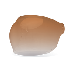 Bell Shield Bullitt Bubble, Brown Tab - Amber Gradient
