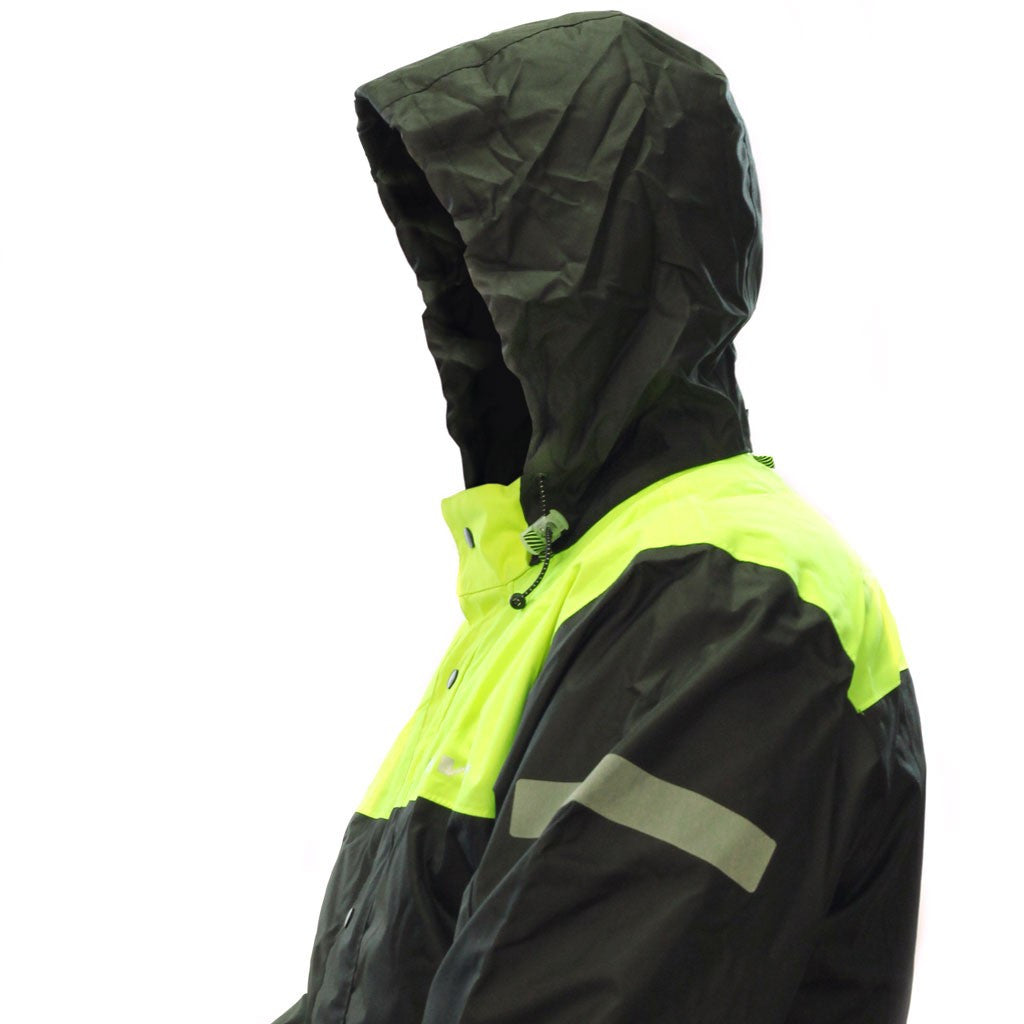 Rev'it! Nitric 2 H2O Rain Jacket - Black Neon Yellow